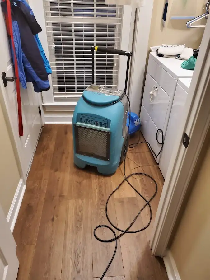 Commercial dehumidifier deployed for Flood Damage Cleanup in Ruston